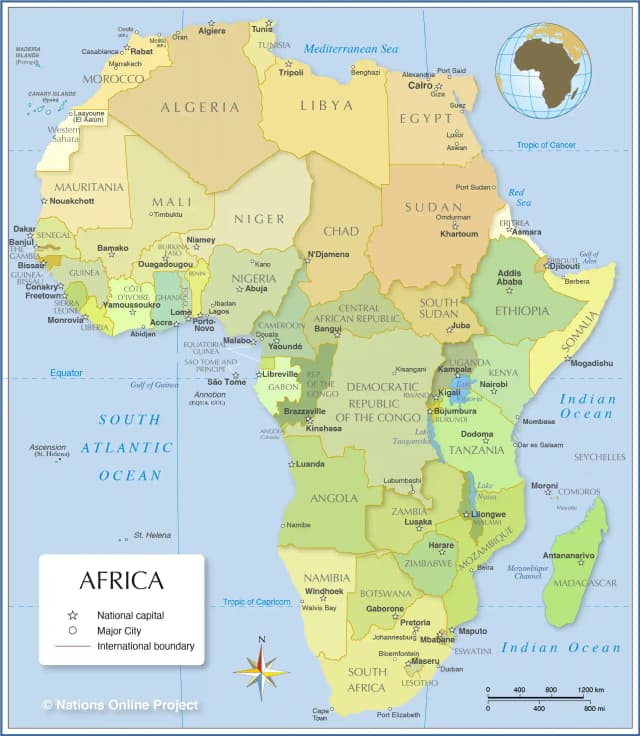 Map of Africa